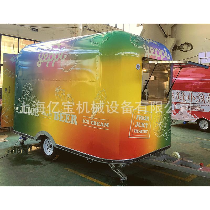 上海厂家商场小吃街街景车餐饮车旅居车移动房车早餐车美食车