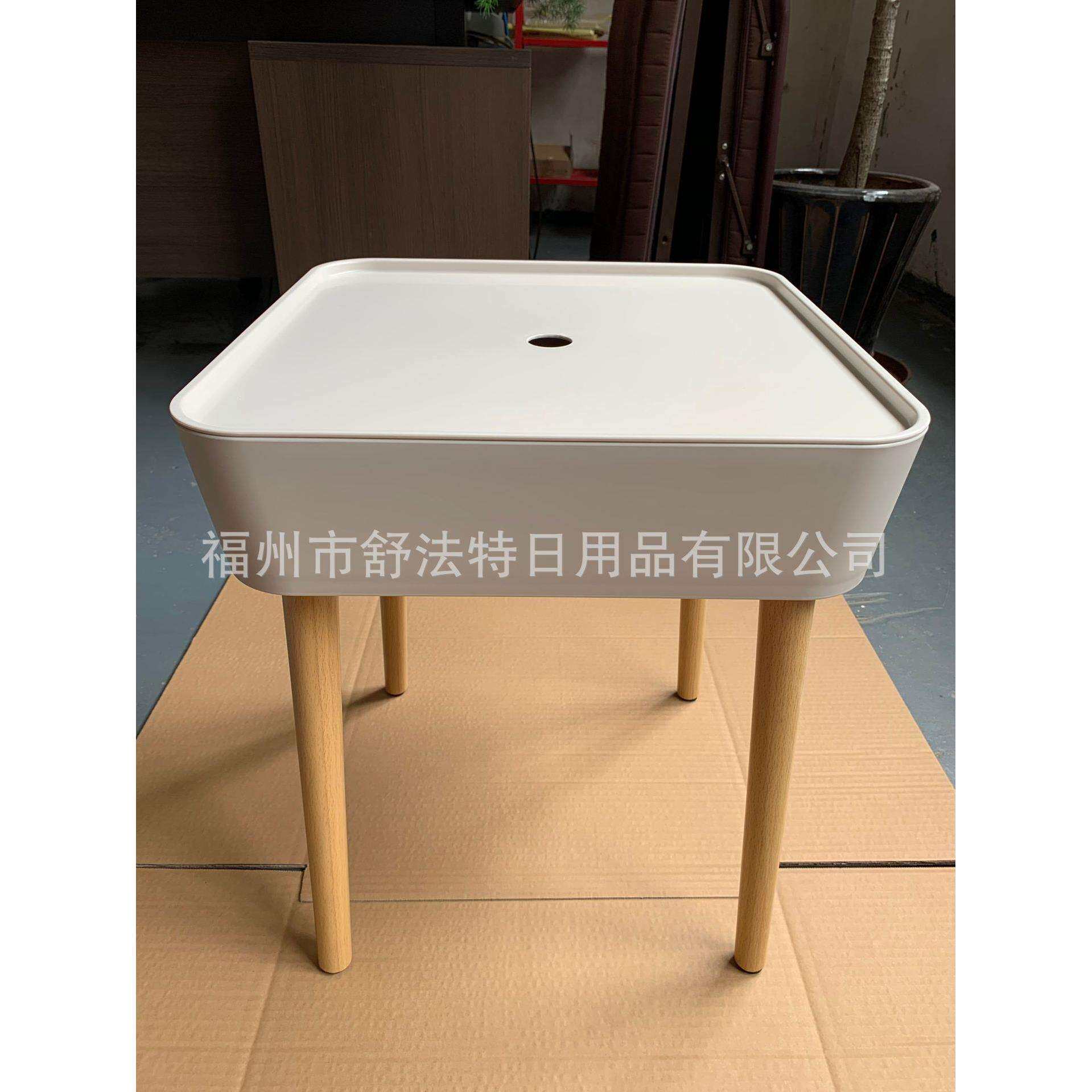 茶几客厅沙发边几带盖置物小方柜迷你边桌柜角桌轻便网红可移动方