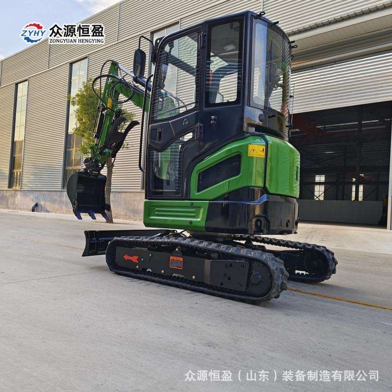 众源ZY26迷你小型液压先导挖掘机 2.6吨家用农用工程履带式挖机