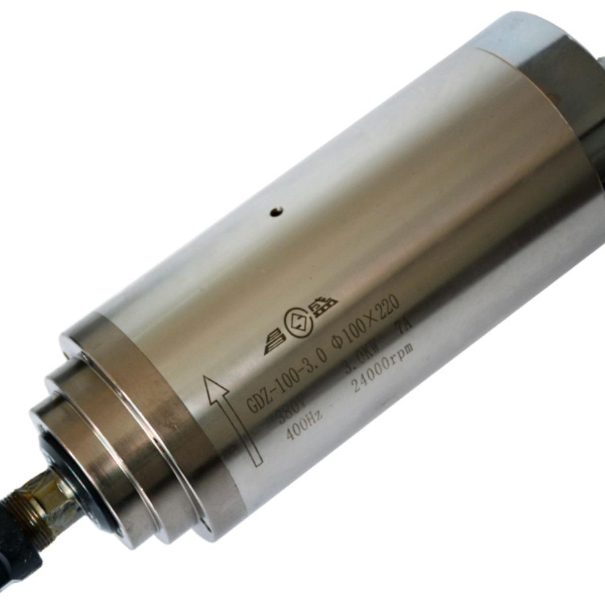 昌盛雕刻机主轴电机头800W水冷1.5KW木工电主轴2.2KW五件套餐高速