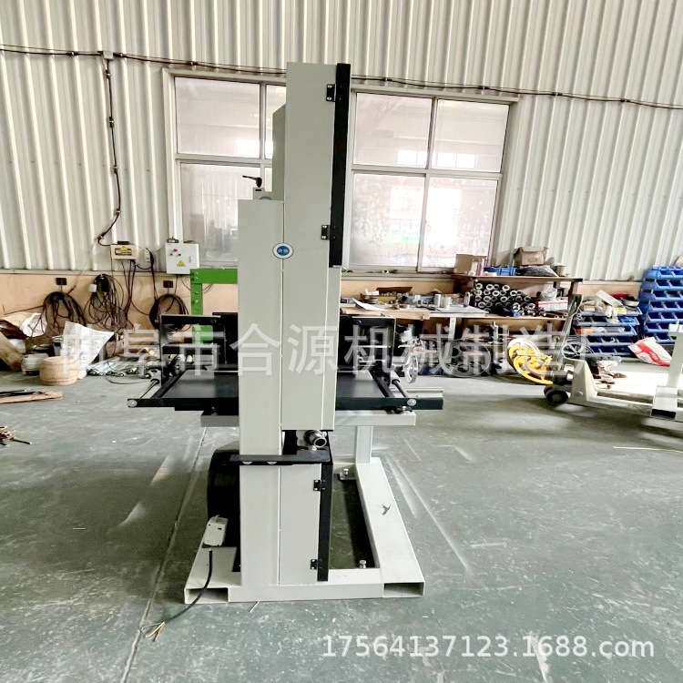 立式木工带锯机 小型实木加工锯切机 45度倾斜木工带锯床锯缝窄