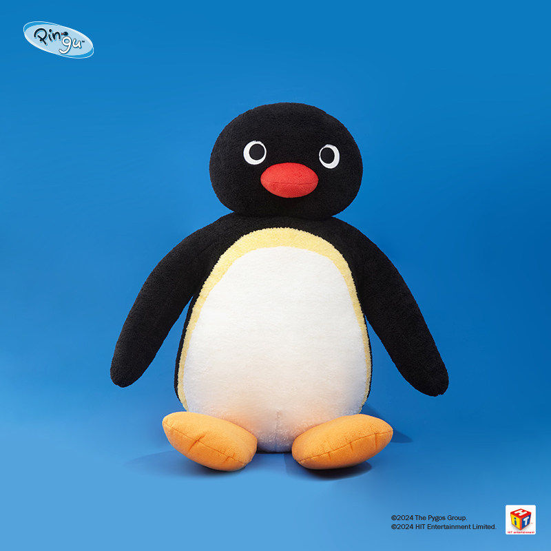 山莫pingu可爱大号企鹅毛绒公仔图片