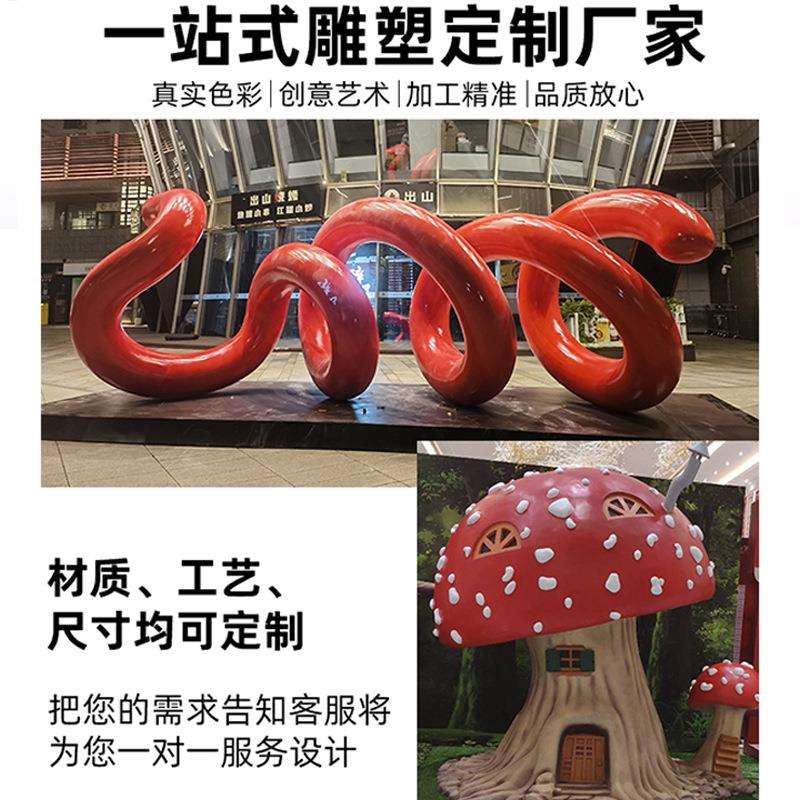 玻璃钢雕塑模型龙虾节门店大排档酒店拍照装饰海鲜烧烤大摆件