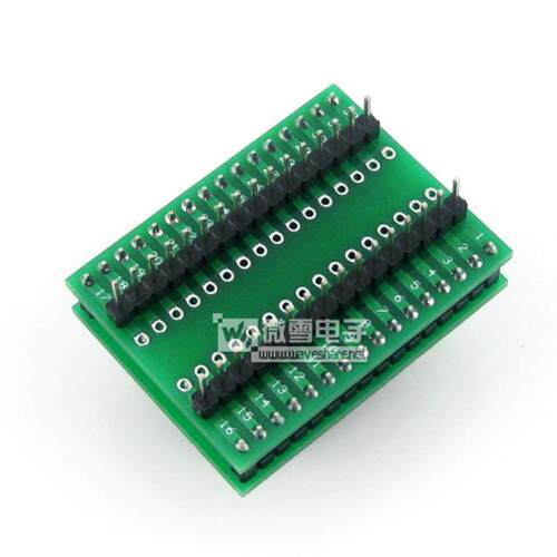 QFN32转DIP32 编程座 IC测试座 32QN50S15050带板 引脚间距0.5mm