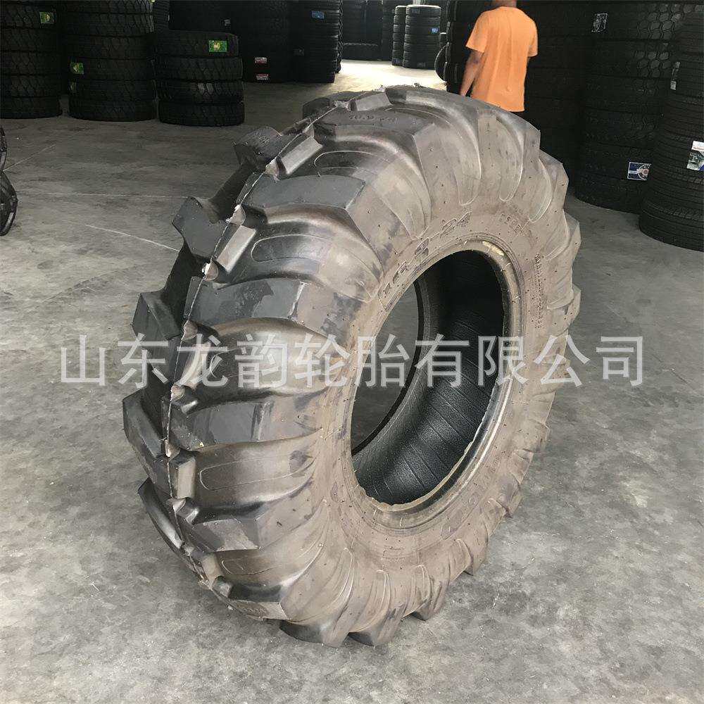 16.9-24两头忙尼龙轮胎 16.9-24G4花纹杰西博装载机工程真空轮胎