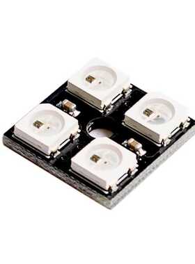 4位全彩LED模块 彩色 WS2812B-4 RGB LED 驱动 彩灯模块 w2812B