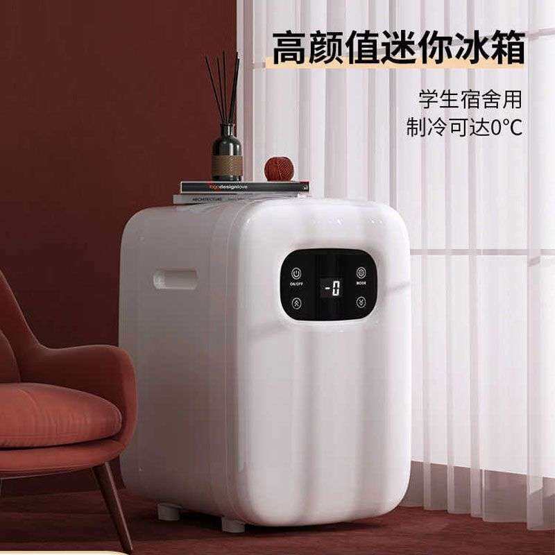 迷你小冰箱宿舍用家用mini小型冰柜美妆一人办公保鲜车载冷藏冰箱
