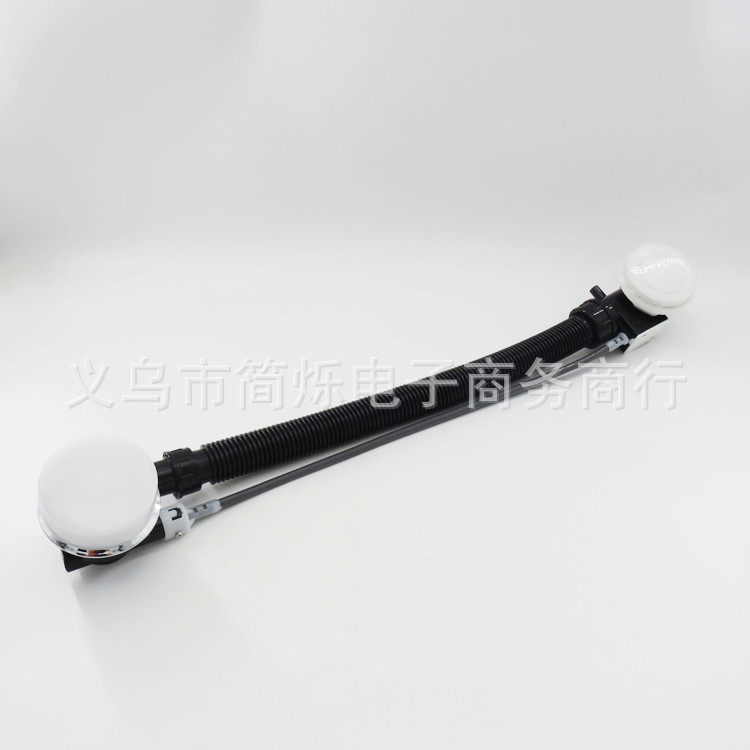 浴缸排水管去水器连体浴缸下水管软管下水器浴缸配件带溢水孔去水