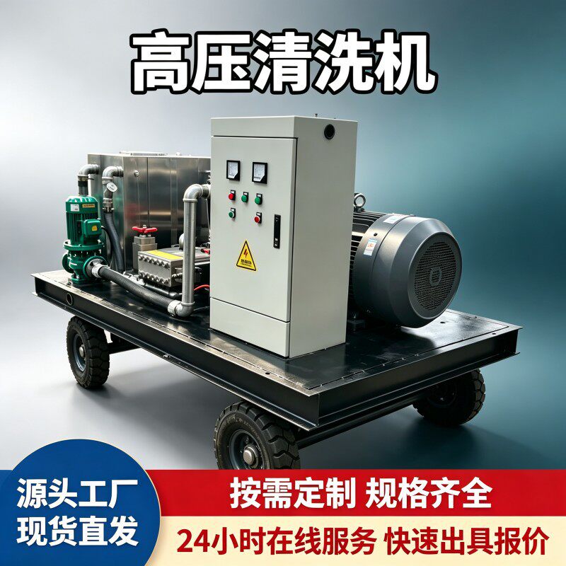 工业管道高压清洗机化工厂换热器冷凝器清洗机厂家超高压清洗机