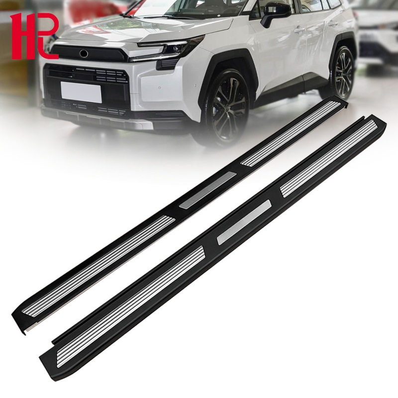2026款RAV4荣放侧踏板威兰达迎宾款铝合金脚踏板原车孔位侧踏板