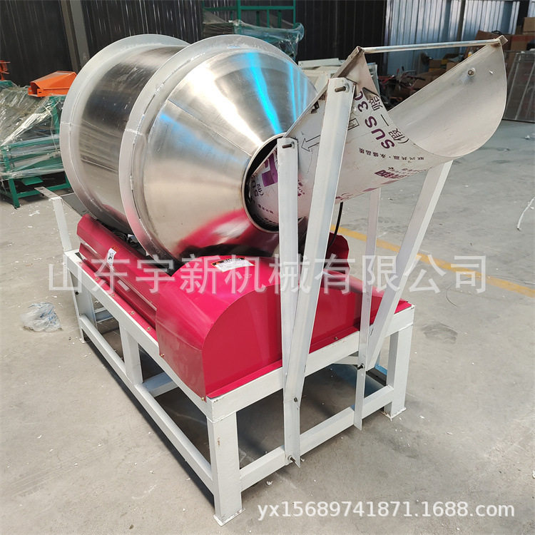 不锈钢滚筒搅拌机酱菜调味拌料机辣条麻辣豆干调味桶
