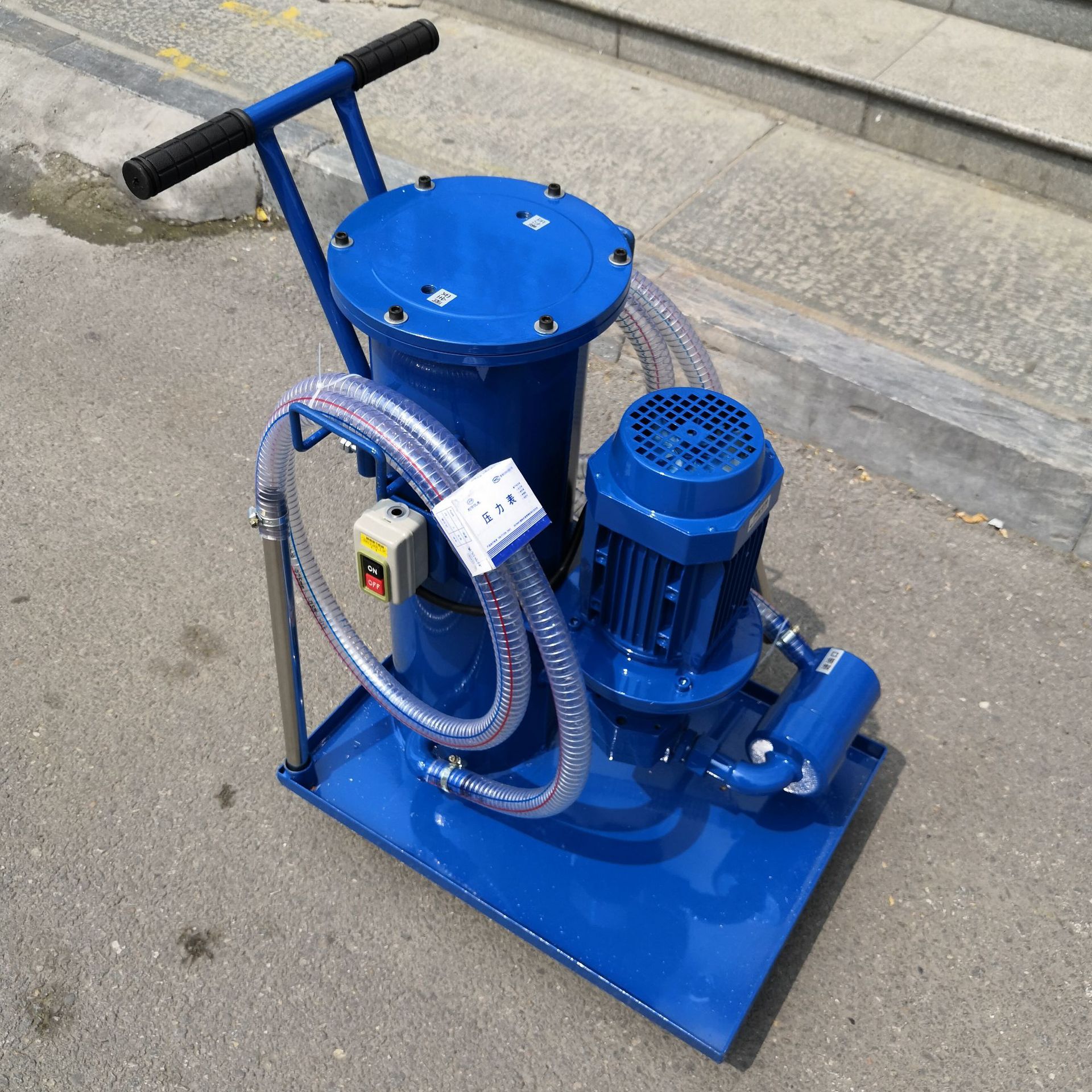 小型移动式滤油车液压油过滤器家用滤油机工业废机油柴油过滤