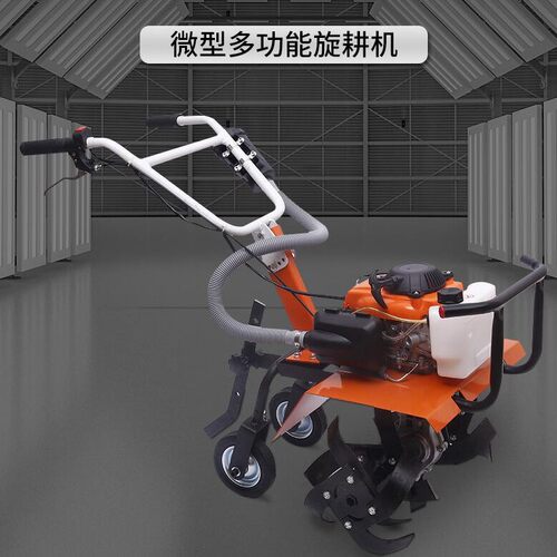 河南微耕机耕地机小型农机土犁地除草机汽油硬土农用多功能家用旋