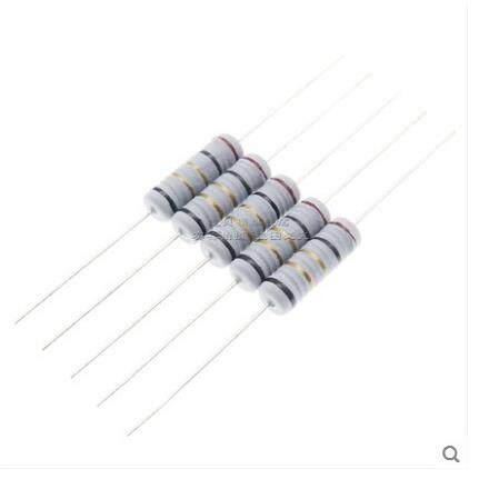 绕线保险丝电阻 KNP 1/4W 0.25W 1欧 68R 长6mm 直径2.3mm