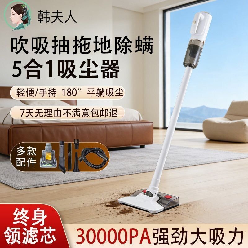 吸尘器有线家用小型大吸力宠物大功率吹吸拖扫洗地一体机源头工厂