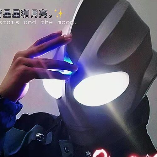 头套头盔可穿戴发光面具触控感应