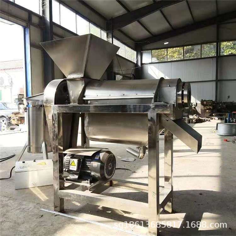 姑娘果螺旋挤汁机 生产中型水果榨汁机 工业刺梨蜜柚压榨果汁机