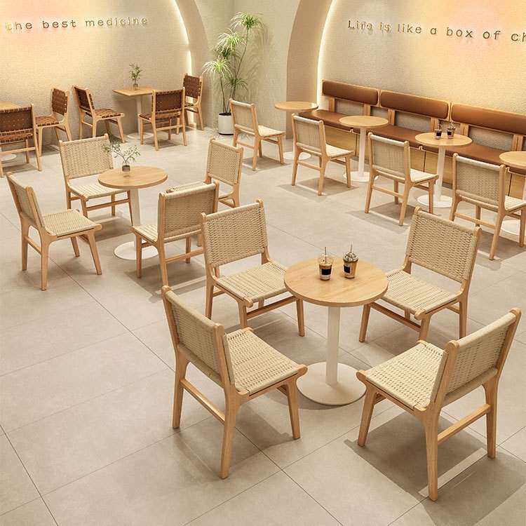 网红奶茶甜品店创意餐桌椅咖啡店桌椅组合卡座沙发西餐厅餐吧商用