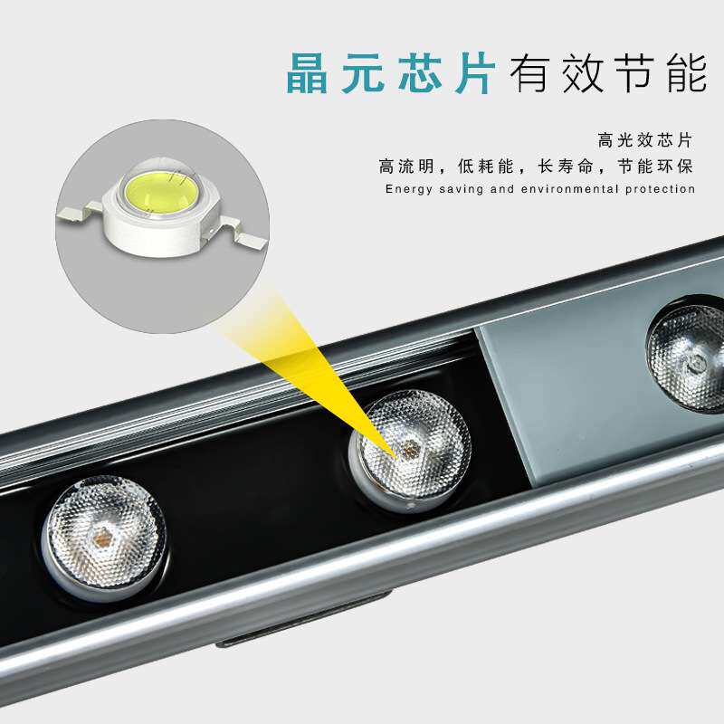 LED洗墙灯led36W24W18W12W线条灯建筑外墙墙体灯IP66防水超亮