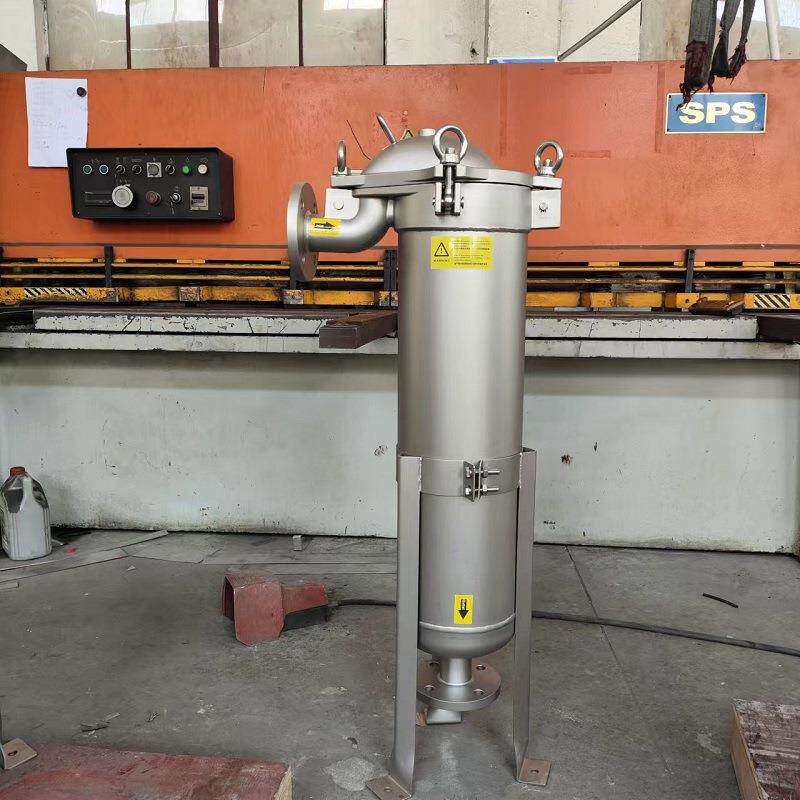 不锈钢顶入龟背单袋式过滤器 耐压 可定316 抛光等