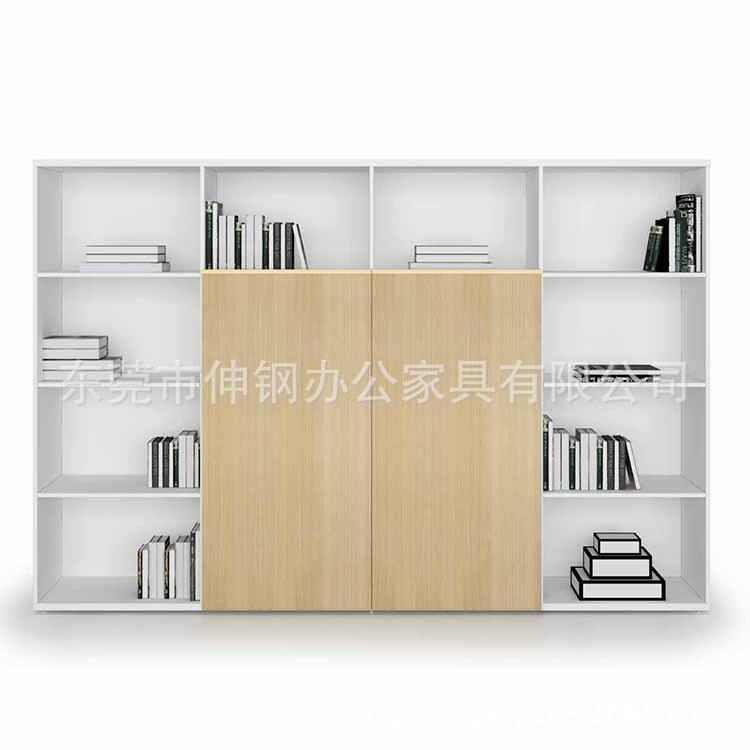 木制文件柜 简约时尚陈列隔断档案书玄关柜 东莞深圳办公家具