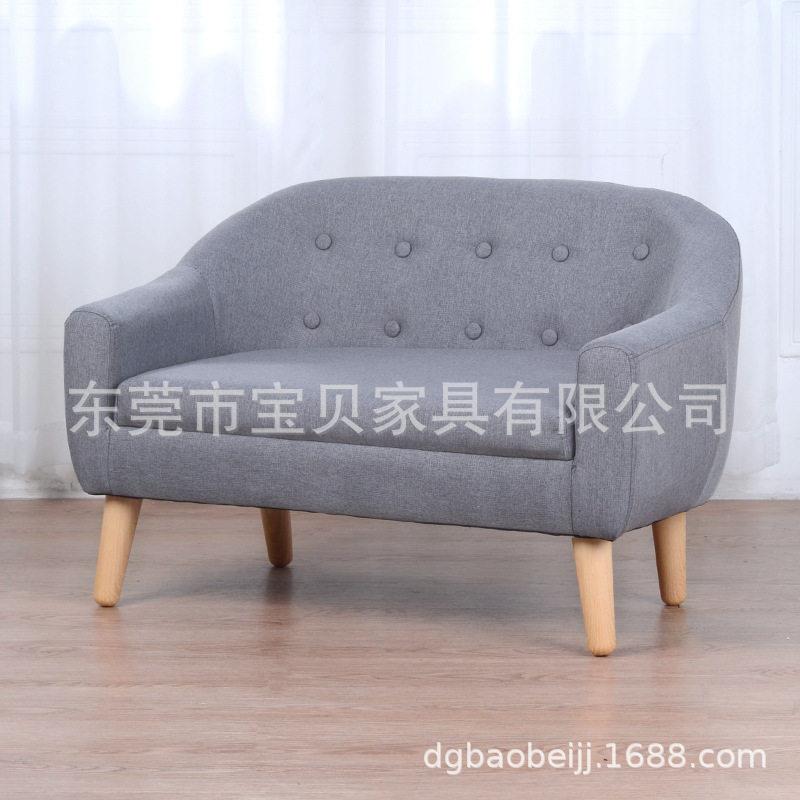 儿童双人家具装饰椅迷你小沙发凳PVC皮艺懒人阅读学习沙发