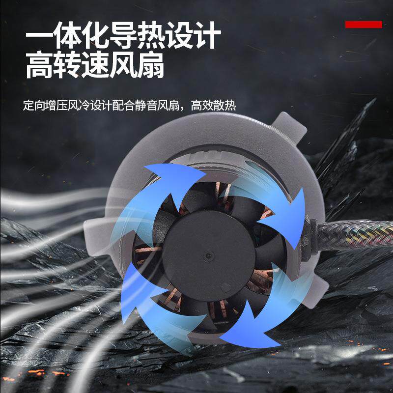 厂家麟片散热H4系列Led汽车灯高强解码汽车led大灯