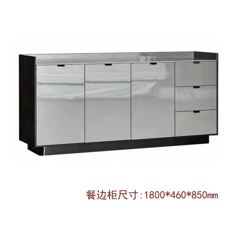 意式简约床头柜现代轻奢岩板收纳储物柜卧室小户型两抽五斗六斗柜
