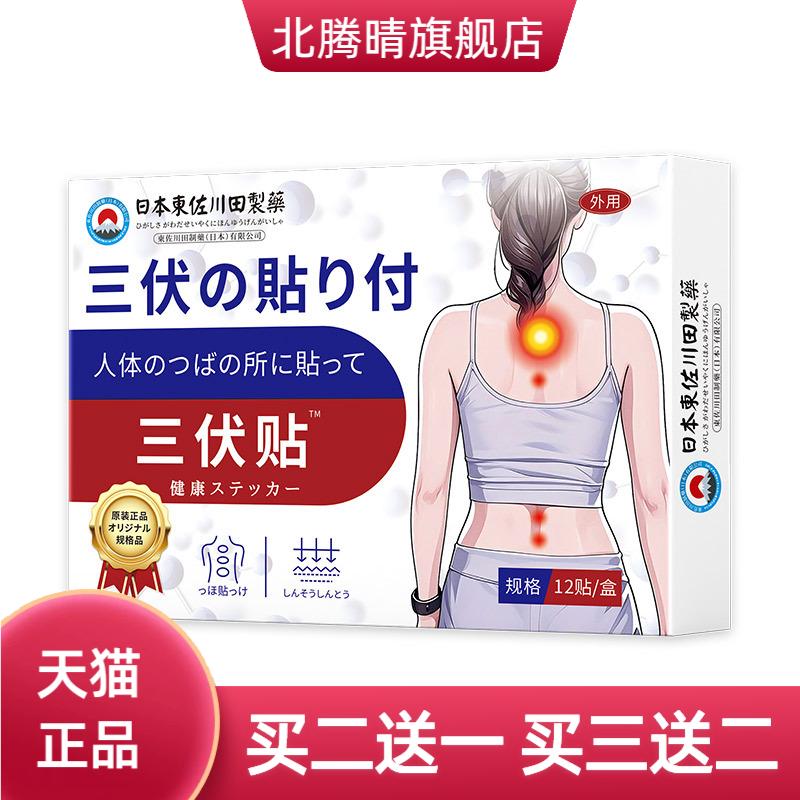 東佐川田三伏保健贴外用穴位