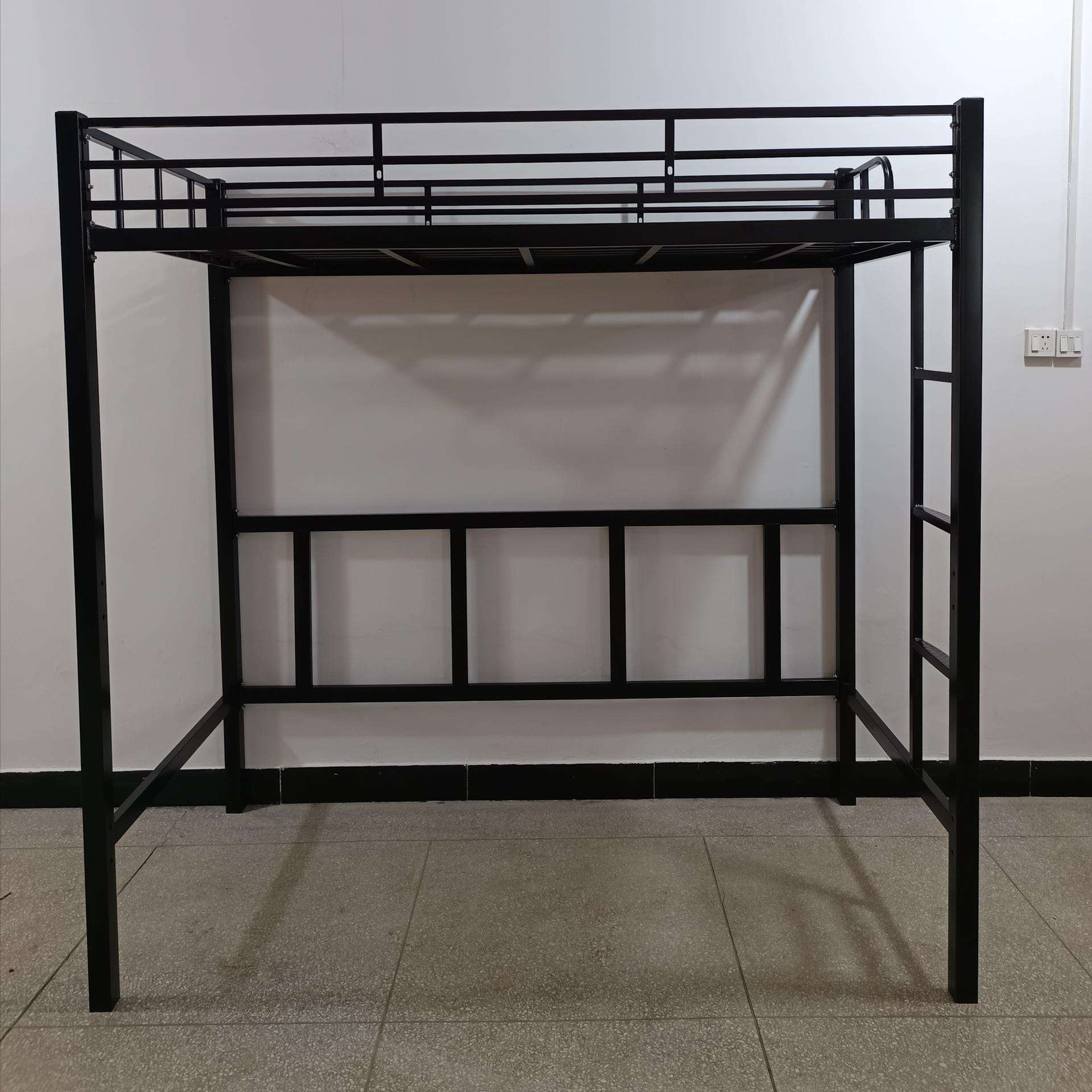 可定公寓床可拆卸组装高架床上层钢架上床下桌铁艺省空间上铺sω