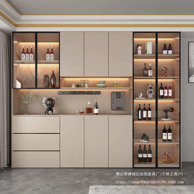 餐边柜酒柜高柜储物柜靠墙一体玄关柜家用餐厅客厅厨房收纳柜其它
