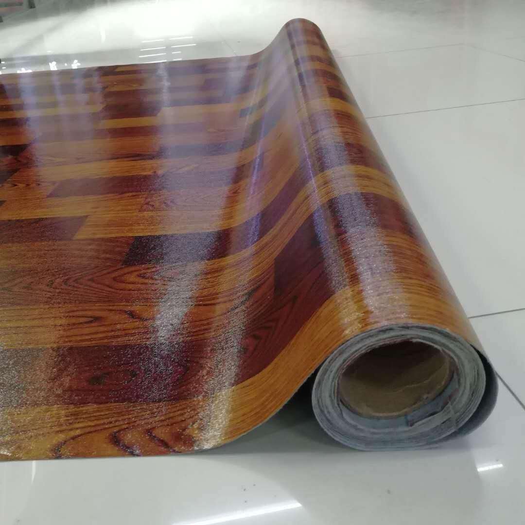 PVC地板革防潮防滑地毯出租房地垫仓库地毯贴卧室办公室地胶
