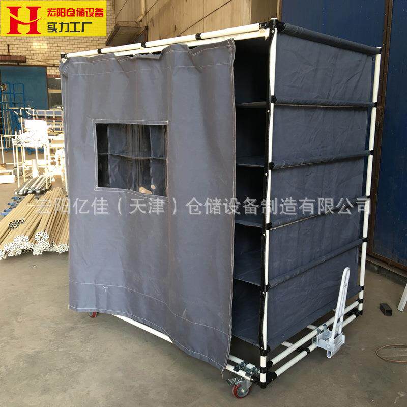 天津周转货架料架汽车配件布袋零部件托盘储物实用可拆卸收纳货架
