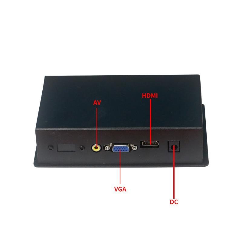 5寸工业显示器监控显示器液晶工控一体机LCD高清电阻触摸源头厂家