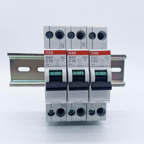 原装ABB小型断路器1P+N SN201L C10A C16A C20 C25 C32 C40 SN201
