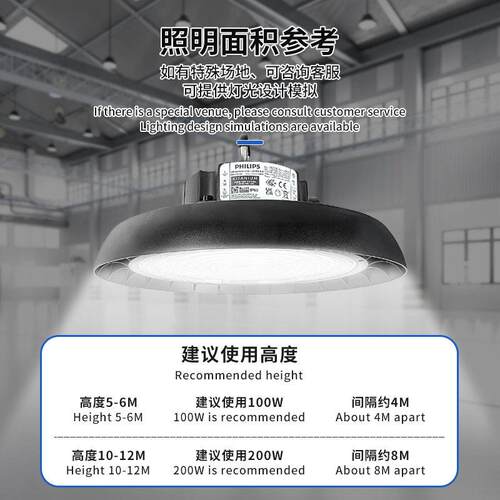 跨境LED飞碟灯120W厂房车间超市仓库照明灯防尘防水超亮UFO工矿灯