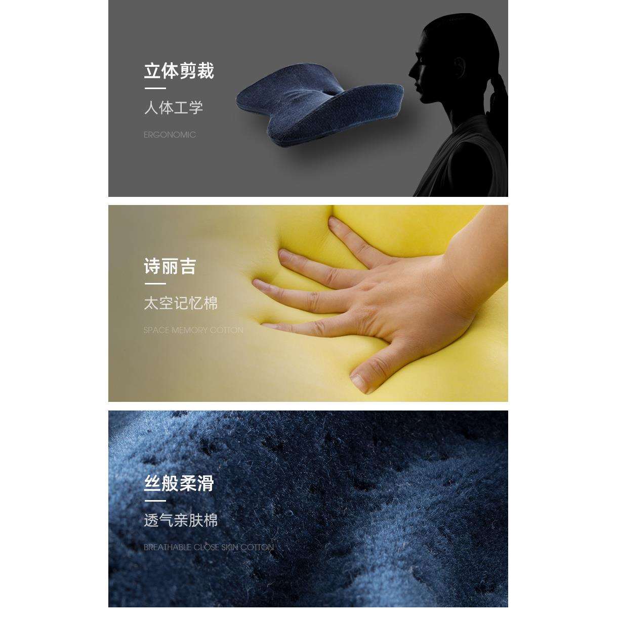 慢回弹腰靠记忆棉护腰垫办公室椅子靠背垫汽车腰靠四季适用腰靠垫