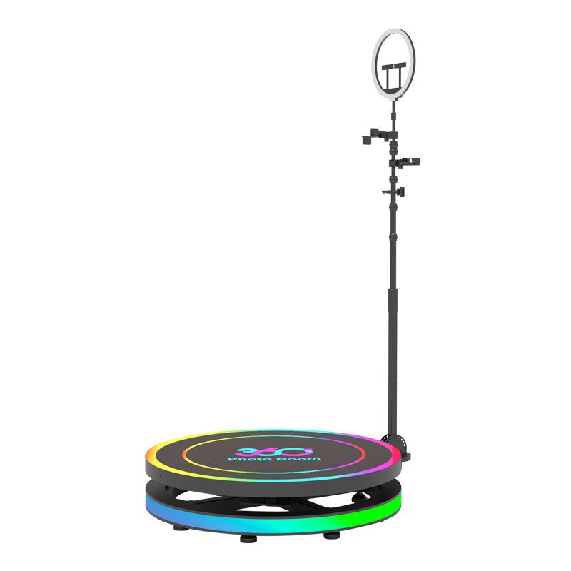 360 photo booth 跨境爆款 360环拍 旋转自助拍摄设备视频摄影台
