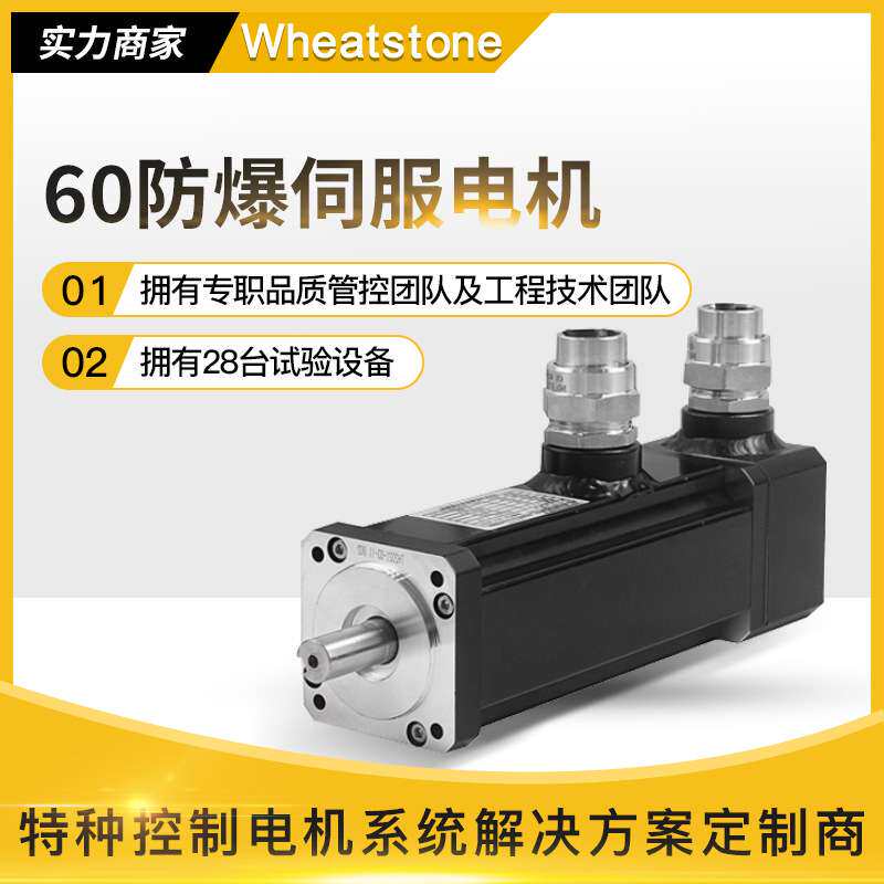 0.4KW防爆伺服电机60系列 220V国产防爆交流伺服电机 惠斯通供应