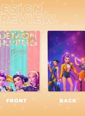 现货HUNTRX猎魔女团印花学生办公a5线圈本内页50