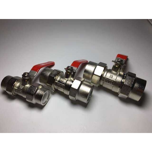 信业家装PPR双热熔铜球阀 双活接铜球阀 铜球 不锈钢手柄