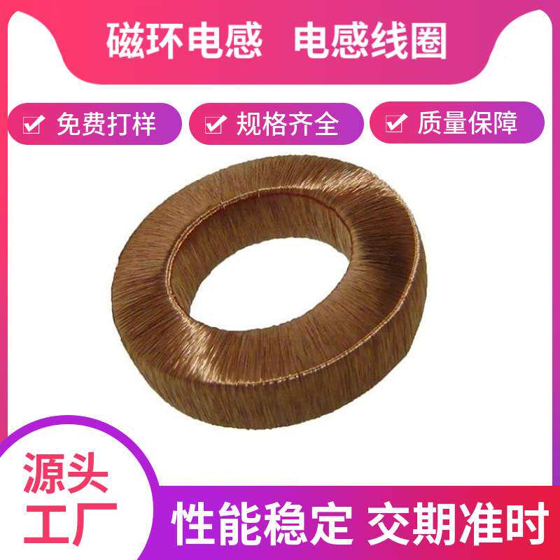 细线多匝数电流互感器线圈大电流变压器电感磁环线圈