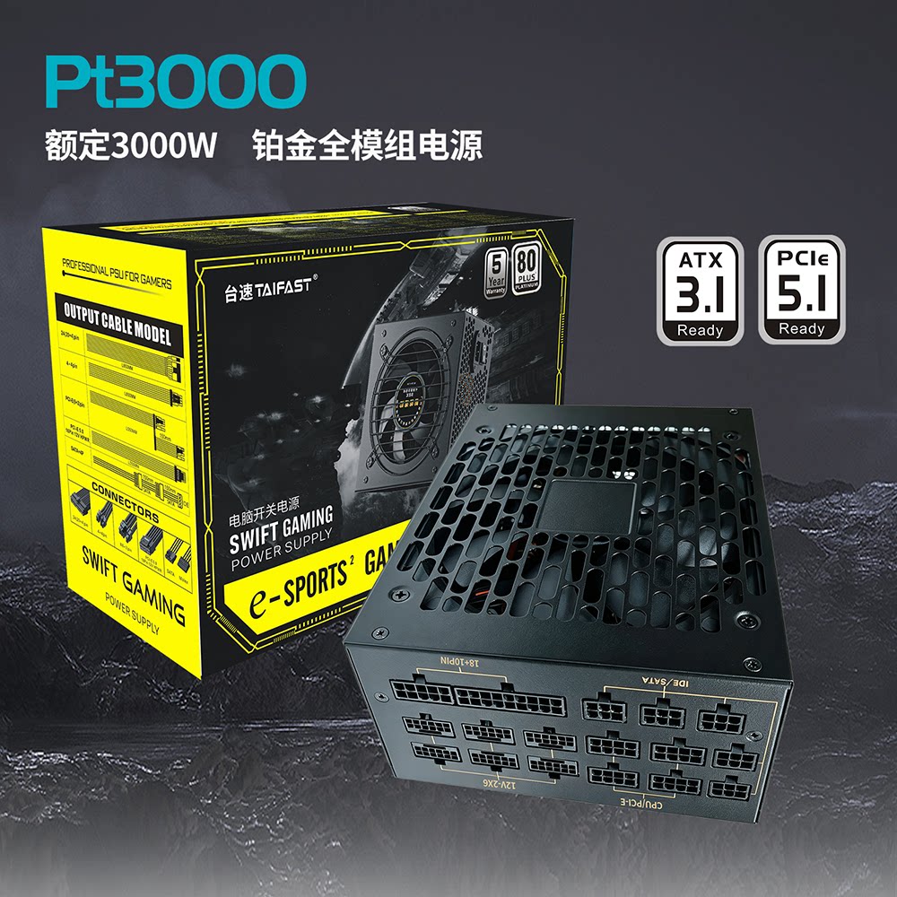 铂金牌全模组PC电源全电压110V