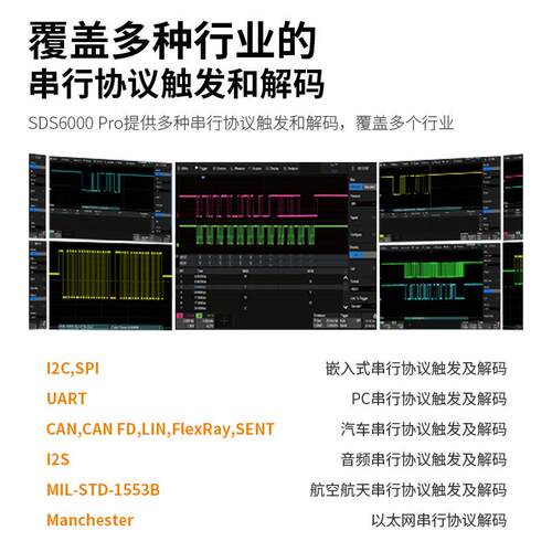 siglent鼎阳 示波器SDS6000L/Pro系列选件配件 部分可通用