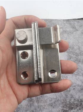 加厚不锈钢门扣柜门挂扣插销保险栓移门搭扣宠物笼门锁扣工厂批发