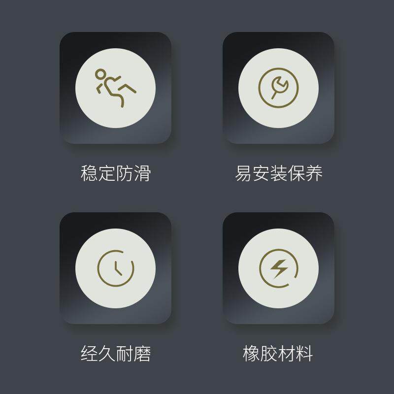 3M防滑胶带 370 灰 舒适型安全防滑贴 2英寸 X 60英尺