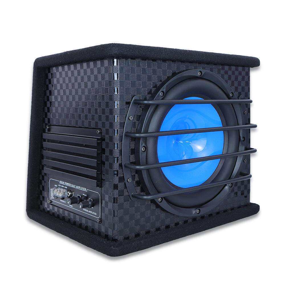 厂家大功率车载12V音箱改装汽车音响有源梯形超重12寸低音炮