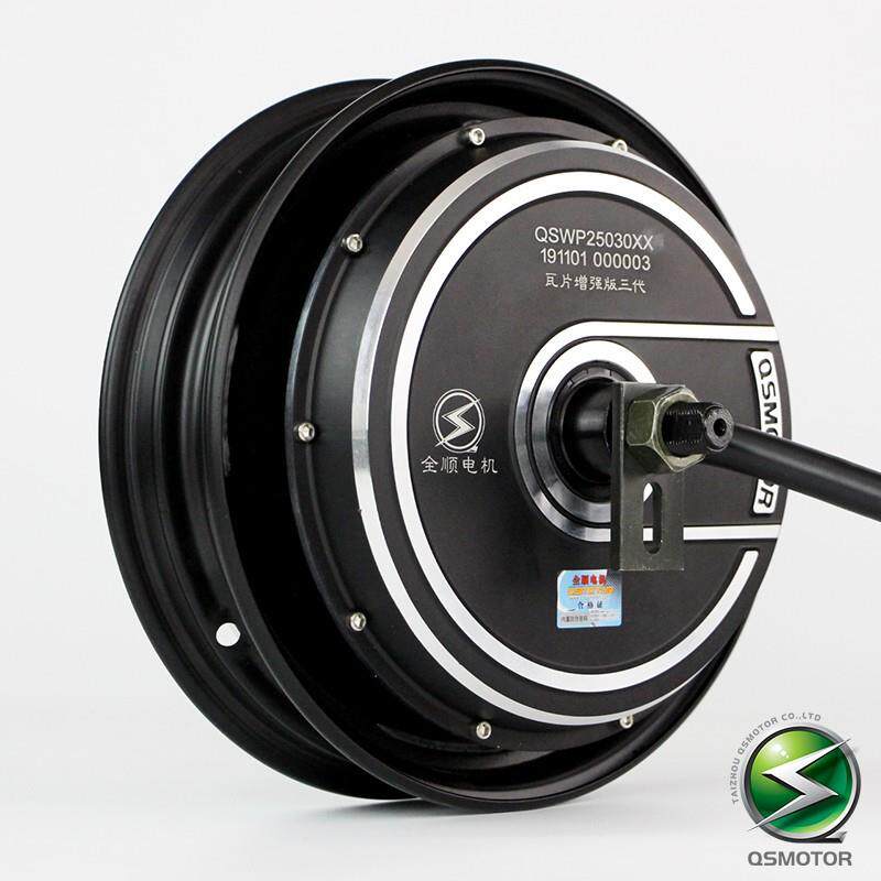 全顺三代瓦片省电增强版电机10寸2500W3500W高速60V72伏电摩后轮