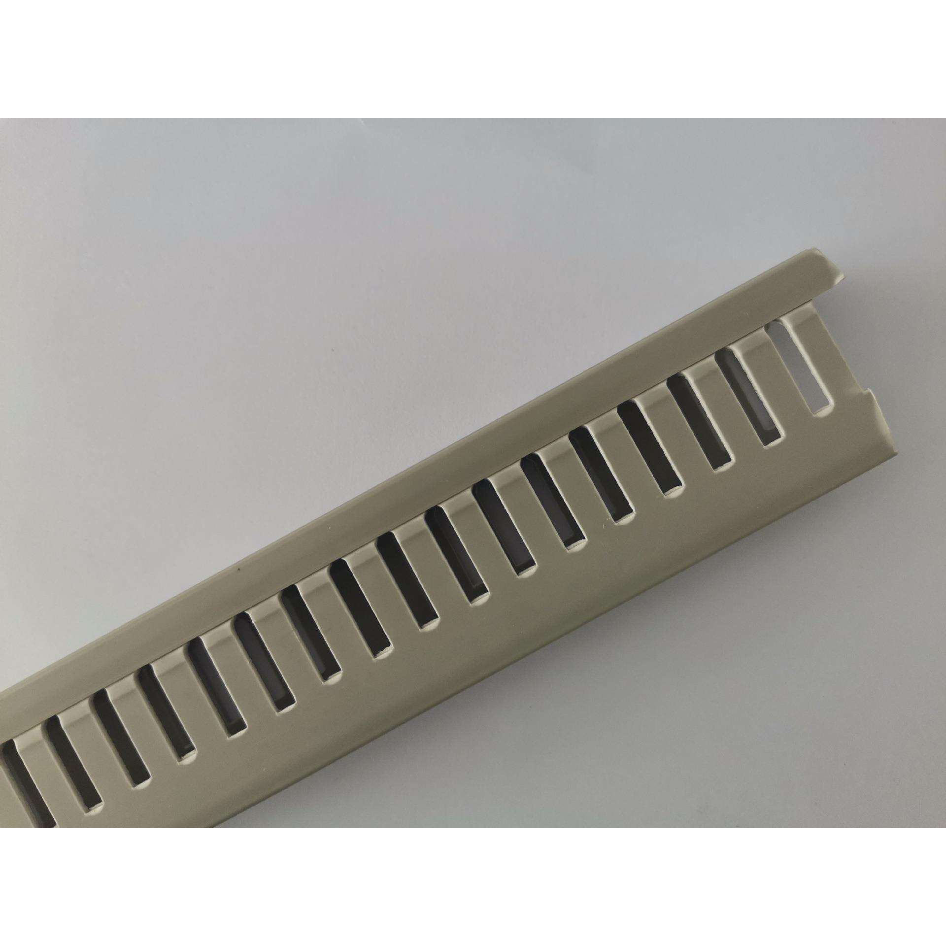 pvc行线槽h100*w80 走线槽 灰色 10080 电线布线槽电缆 塑料桥架