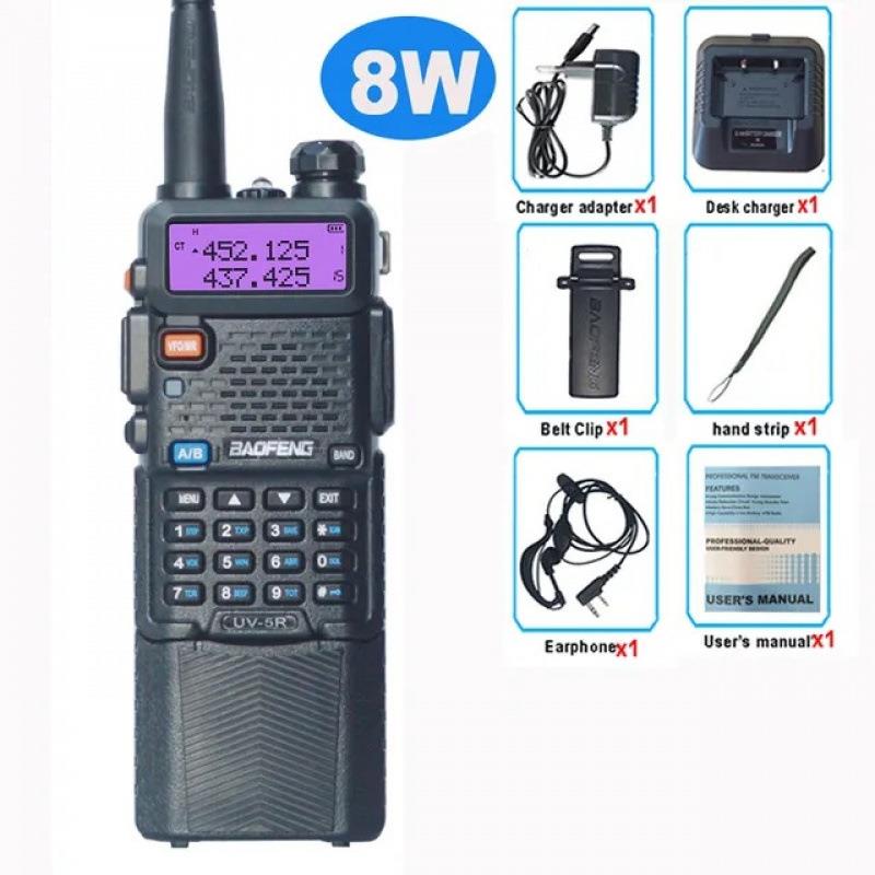 BAOFENG宝锋对讲机UV-5R加长版3800真8W大功率UV双段厂家现货